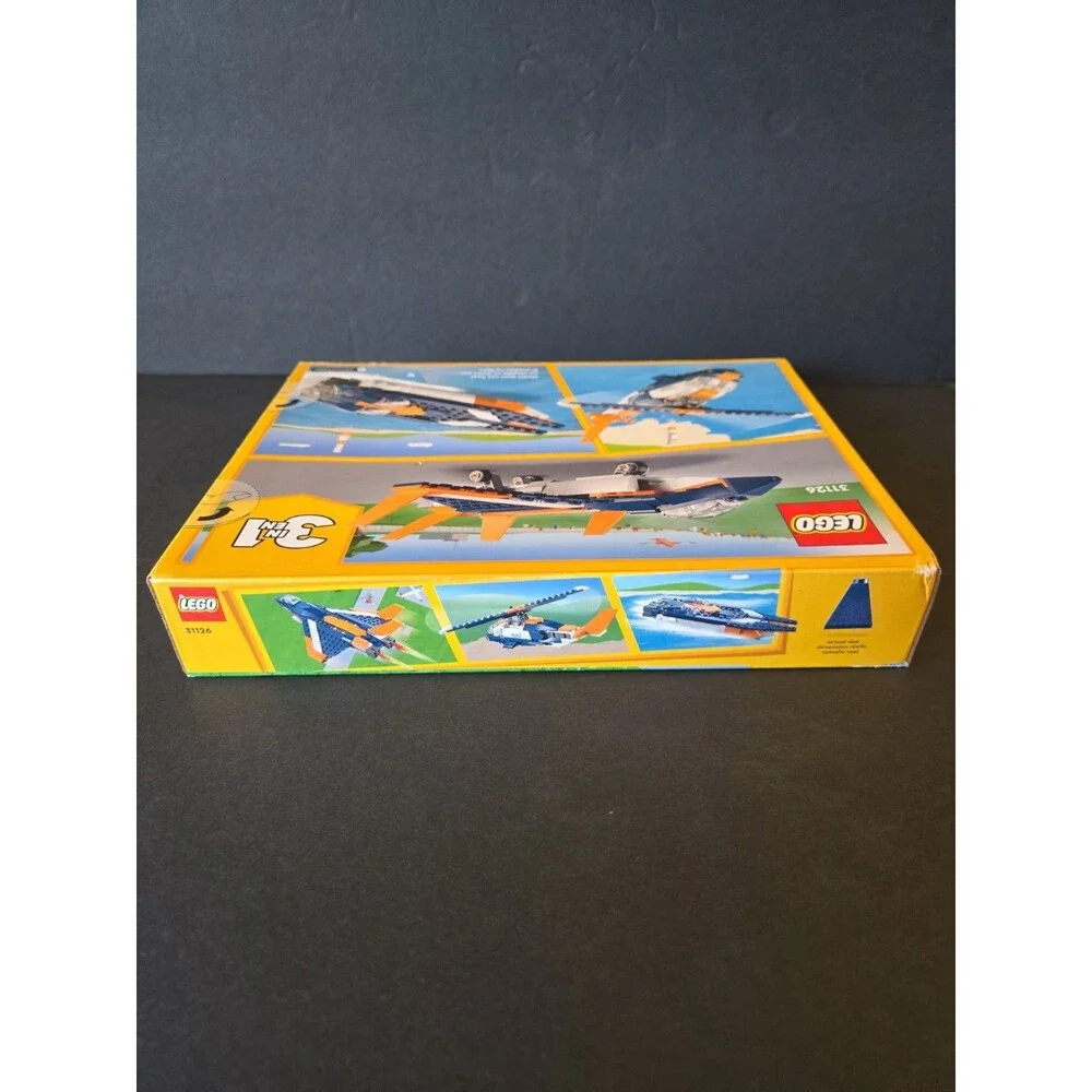 Lego 31126 Creator: Supersonic-Jet 3 in 1 New Sealed Retired